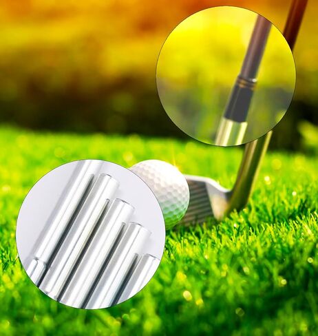 5 PCS Golf Club Smaft Extensions ، Aluminium Aluminium Putter Length Length Att Trans Putter Length Tool for Irons and Woods Golf Steel Clubs Parts in Saudi Arabia