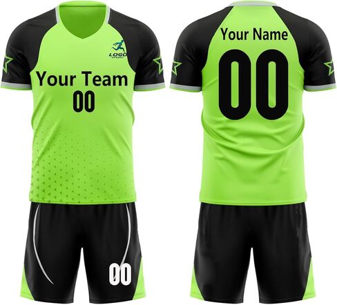 Children's soccer jerseys for boys and girls breathable short-sleeved shorts soccer jerseys training uniforms quick-drying in Kuwait