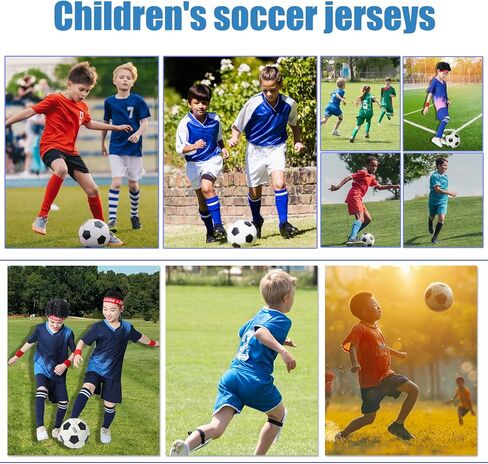 Children's soccer jerseys for boys and girls breathable short-sleeved shorts soccer jerseys training uniforms quick-drying in Kuwait