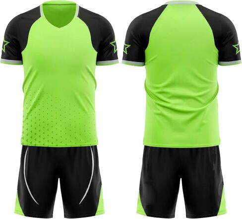 Children's soccer jerseys for boys and girls breathable short-sleeved shorts soccer jerseys training uniforms quick-drying in Kuwait