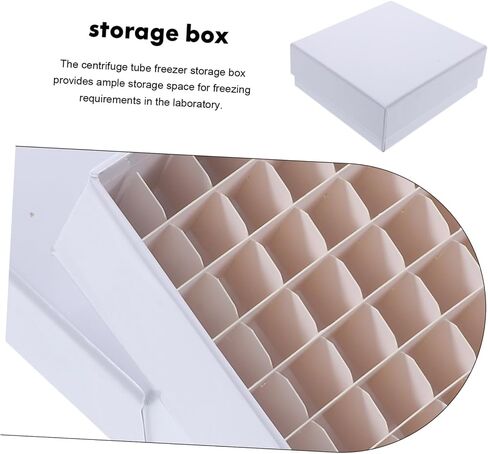 Cabilock Microcentrifuge Tube Storage Box Laboratory Sample Organizer for Freezer Sturdy Material Efficient Tube Holder for Easy Identification and Access Lab Environments in Saudi Arabia