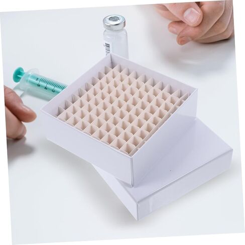 Cabilock Microcentrifuge Tube Storage Box Laboratory Sample Organizer for Freezer Sturdy Material Efficient Tube Holder for Easy Identification and Access Lab Environments in Saudi Arabia