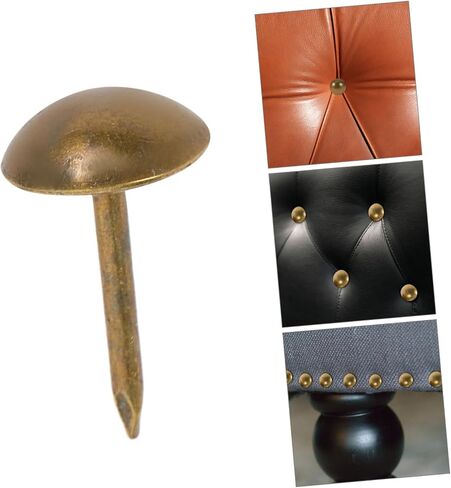 NUOBESTY 100pcs Antique Style Decorative Upholstery Stud Nails for Furniture and Doors Classic Furniture Hardware Accessories for Sofa and Upholstery Decoration in Saudi Arabia