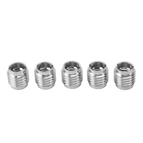Threaded Inserts G3/8 Thread Stainless Steel Thread Knurled Nuts for Wooden Tap Handle Beer Tap Handle 5pcs in Kuwait