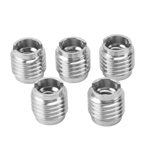 Threaded Inserts G3/8 Thread Stainless Steel Thread Knurled Nuts for Wooden Tap Handle Beer Tap Handle 5pcs in Kuwait