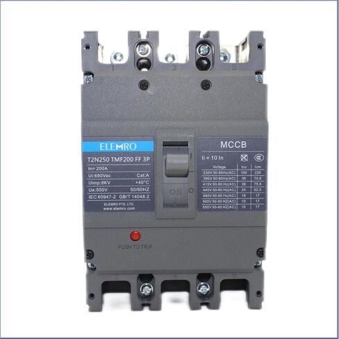 MCCB Molded Case Circuit Breaker, 230V-550V AC, 80A-630A, 36KA Breaking Capacity, 3-Pole, Thermal Magnetic Release (80A) in Saudi Arabia