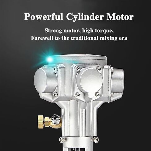 Pneumatic Paint Mixer, Automatic Lifting Desktop Vertical Agitator, Ink & Plaster Mixing Machine for Efficient Feed, Paint, and Material Blending in Saudi Arabia