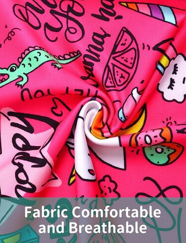 Nymphperi Girls Leotards Gymnastics 2 Pack Rainbow Star Hot Pink Unicorn Biketard for 9-10 Years Old Kids in Kuwait