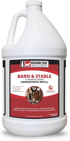 Odorcide Barn & Stable Odor Eliminator for Strong Odor – Cattle & Horse Supplies to Remove Odors – Animal-Safe All Surfaces Deodorizer – Non-Enzymatic Odor Neutralizer Horse Barn Supplies (Kit) in Saudi Arabia
