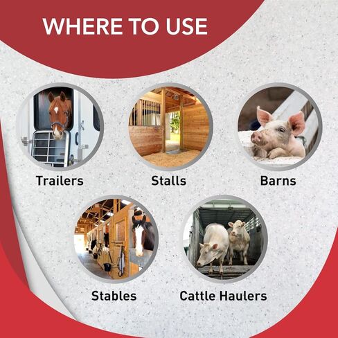 Odorcide Barn & Stable Odor Eliminator for Strong Odor – Cattle & Horse Supplies to Remove Odors – Animal-Safe All Surfaces Deodorizer – Non-Enzymatic Odor Neutralizer Horse Barn Supplies (Kit) in Saudi Arabia