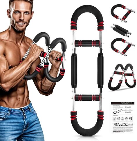 مدرب ذراع Twister ، معدات تمرين الصدر ، مدرب ذراع Twister القابل للتعديل للرجال ، in Kuwait