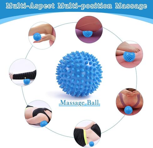 Jiurun Foot and Calf Stipter Kit - حزام تمتد الساق ، روك القدم ، أوتار الركبة وعجل ، مناسبة لتمديد الساقين والفخذين (الأزرق) in Kuwait