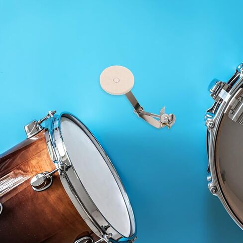 منصات كتم الصوت طبل طفرة طبل طبل Dampener Beat Mute Pad Pad Clamp-On Tone Control Accessories Feat in Kuwait