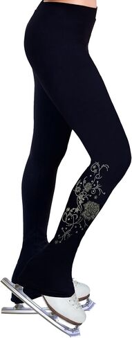 Figure Skating Practice Pants with Rhinestones R65 - Adult Sizes in Saudi Arabia