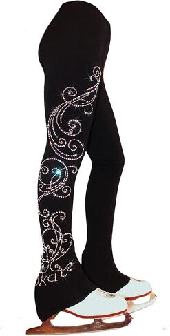 Ice Fire Polartec Ice Skating Pants Fancy Swirls in Kuwait