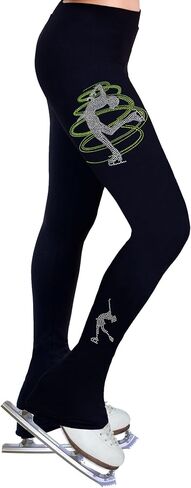Figure Skating Practice Pants with Rhinestones R233MIX in Kuwait