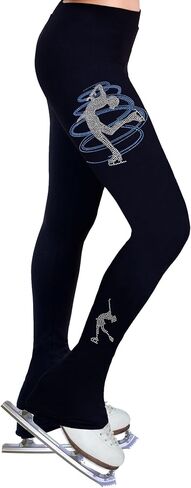 Figure Skating Practice Pants with Rhinestones R233MIX in Kuwait