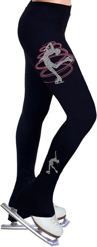 Figure Skating Practice Pants with Rhinestones R233MIX in Kuwait
