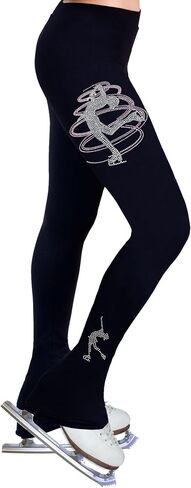 Figure Skating Practice Pants with Rhinestones R233MIX in Kuwait