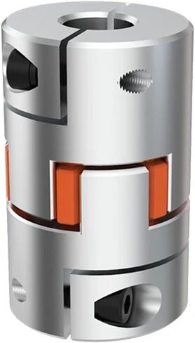 LF 3 JAW D40L50 COUPLER الألومنيوم البرقوق المرن اقتران موصل السهود السائر 8/10/12.7/14/16/22 ملم (8 مم × 8 ملم) in Saudi Arabia