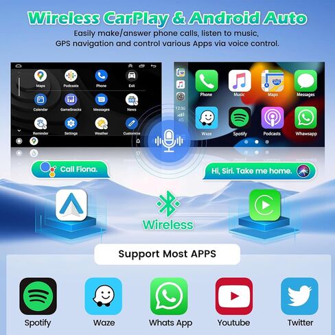 [FIT J-B-L] راديو سيارة لتويوتا RAV4 2007 2008 2008 2010 2011 مع Carplay Android Auto ، 4+64G 9 بوصة شاشة Thouch Screen مع 1280 * 720 32EQ GPS WiFi in Saudi Arabia