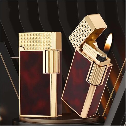 2024 Metal Refillable Lighter, Grinding Wheel Kerosene Lighter, Retro Kerosene Lighter Candle, Travel, Camping (Fuel Not Included)(Red) in Saudi Arabia