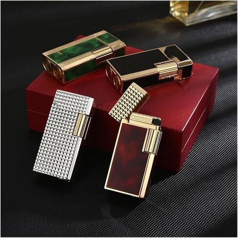 2024 Metal Refillable Lighter, Grinding Wheel Kerosene Lighter, Retro Kerosene Lighter Candle, Travel, Camping (Fuel Not Included)(Red) in Saudi Arabia