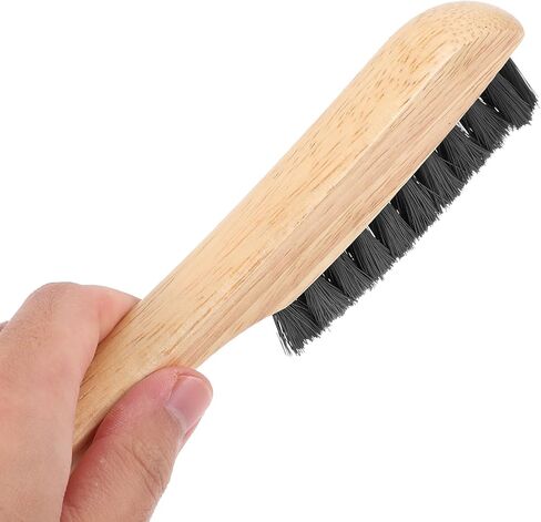BESPORTBLE Wooden Pool Table Brush for Felt Cleaning - Compact Billiard Table Accessory with Soft Bristles for Precise Cloth Maintenance and Edge Cleaning, Lightweight and Portable in Kuwait