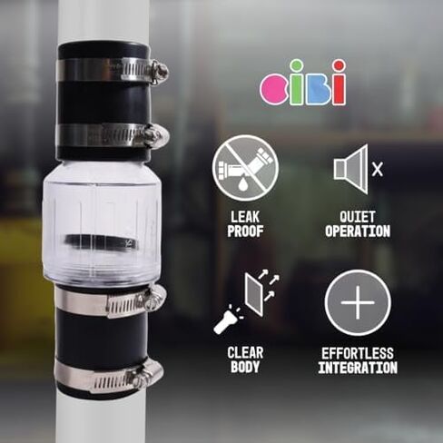 Cibi صامت صمام فحص 1 1/2 '' الجدول 40 الأنابيب ، صمام فحص مضخة الحوض مع الزعنفة المحملة بالناب in Kuwait