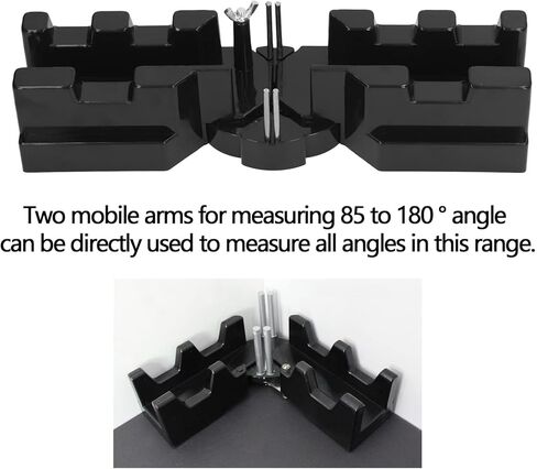 TOPINCN Mitre Measuring Cutting Tool, Miter Saw Protractor Tool Accurate Mitre Angles Cutting Tool, Measuring Template Instrument for Home Decoration Pipe Installation Carpentry in Saudi Arabia