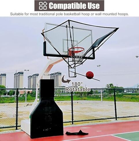 عودة كرة السلة المعدنية ، شبكة إعادة صياغة معلقة للأطواق ، ومساعدات كرة السلة ، والعائد ، والعائد ، للتدريب والممارسة in Kuwait