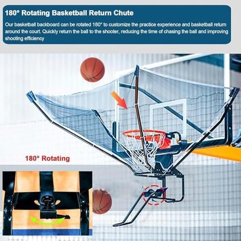 عودة كرة السلة ، عائد تسديدة على شكل قمع ، مع شلال 180 درجة ، إعادة صياغة كرة السلة ، للتدريب والممارسة in Kuwait