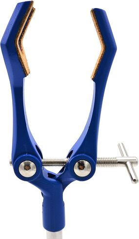Eisco 3 Finger ، مشبك تمديد مبطن Cork على Dovivel Bosshead - 3.4 "فتحة Max Clamp ، Bosshead يناسب قضبان ما يصل إلى 18 ملم - مشبك سبيكة الزنك - البحث ، درجة المختبر الصناعي in Saudi Arabia