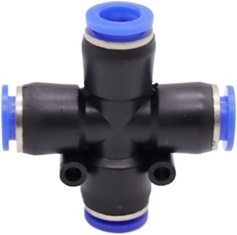 موصل مضخة الهواء السريع الهوائي PU Cross Cross Fourway Connector PZA4 6 8 10 12 TRACHEA QUICK SLUP (FURWAWYPZA-10) in Kuwait