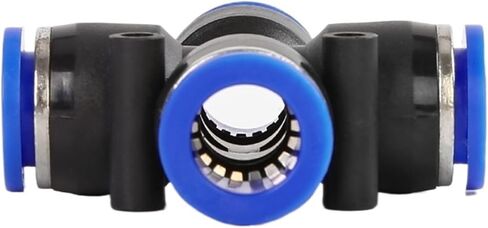 2PC Cross Cross Plastic Connector Trachea Quick Plug Pza Pnumatic Quick Fourway Connector PZA4 6 8 10 12 (PZA-10) in Kuwait