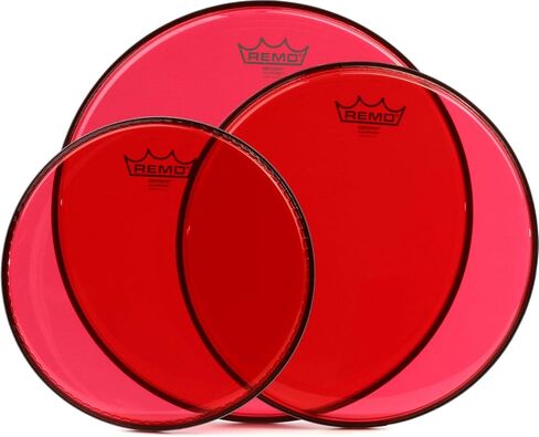 Remo Emperor Colortone Red 3-piece Tom Pack - 10/12/14 inch in Saudi Arabia