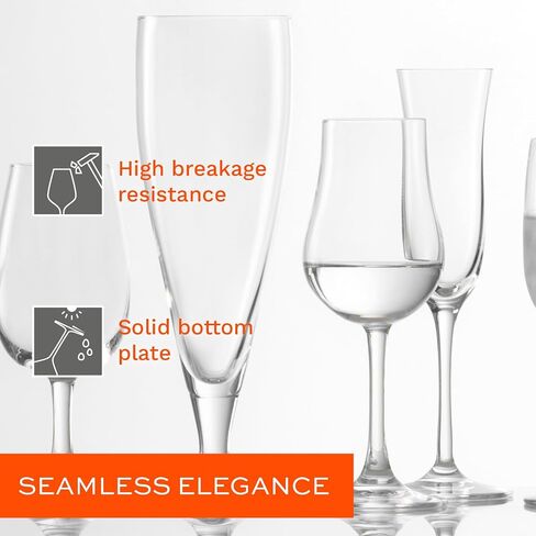 Stölzle Lausitz Set of 6 Brandy Glasses (CLASSIC). Dishwasher Safe Liqueur Glasses (6.25 Fl oz). Durable Bourbon Snifter Glass - Genuine Stölzle Glassware in Saudi Arabia