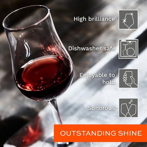 Stölzle Lausitz Set of 6 Brandy Glasses (CLASSIC). Dishwasher Safe Liqueur Glasses (6.25 Fl oz). Durable Bourbon Snifter Glass - Genuine Stölzle Glassware in Saudi Arabia