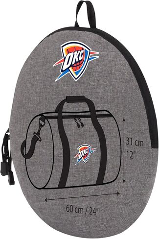 Officially Licensed NBA "Wingman" Duffle Bag, Gray, 24" x 12" x 12" in Saudi Arabia
