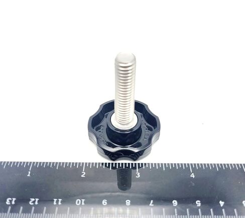 3/8 "× 1 1/2" براغي المسمار الإبهام الأسود جولة سداسي سداسي كبسولة مقبض من الفولاذ المقاوم للصدأ 3/8 "-16 in Kuwait