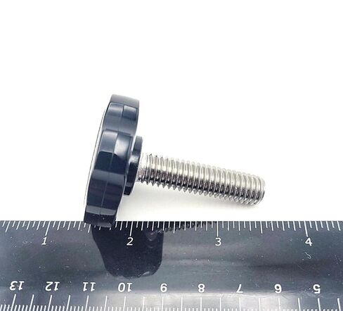 3/8 "× 1 1/2" براغي المسمار الإبهام الأسود جولة سداسي سداسي كبسولة مقبض من الفولاذ المقاوم للصدأ 3/8 "-16 in Kuwait