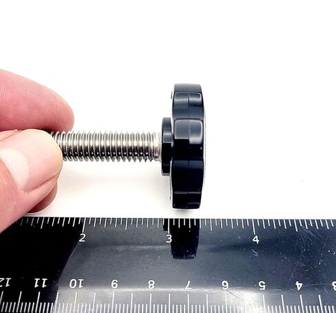 3/8 "× 1 1/2" براغي المسمار الإبهام الأسود جولة سداسي سداسي كبسولة مقبض من الفولاذ المقاوم للصدأ 3/8 "-16 in Kuwait