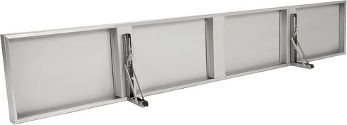 HECASA 6 FT 70.8" L X 11.6" W Folding Concession Window Shelf Food Shelf Food Truck Concession Stand Serving Wall Mounted Shelf for Restaurant Bar Utility Room Kitchen Garage Stainless Steel in Saudi Arabia