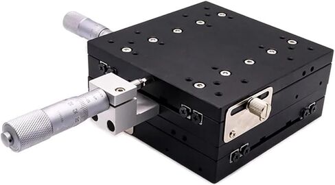 الجدول المنزلق ميكرومتر زميل XY محور 125 * 125 منصة الإزاحة اليدوية تقليم الجدول الزحالي دليل الأسطوانة LY125-LM/LY125-RM/LY125-LM (LY125-CM) in Kuwait