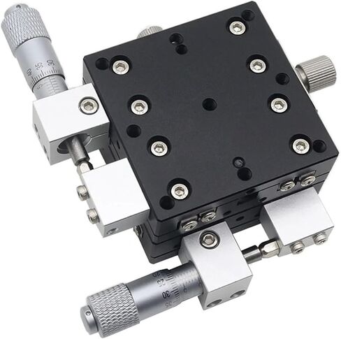 الجدول المنزلق ميكرومتر زميل XY AXIS LY60-C منصة الإزاحة اليدوي 60 * 60 مم تقليص جدول الجدول عبر الأسطوانة LY60-L LY60-R (LY60-L) in Saudi Arabia