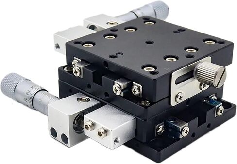 الجدول المنزلق ميكرومتر زميل XY AXIS LY60-C منصة الإزاحة اليدوي 60 * 60 مم تقليص جدول الجدول عبر الأسطوانة LY60-L LY60-R (LY60-L) in Saudi Arabia