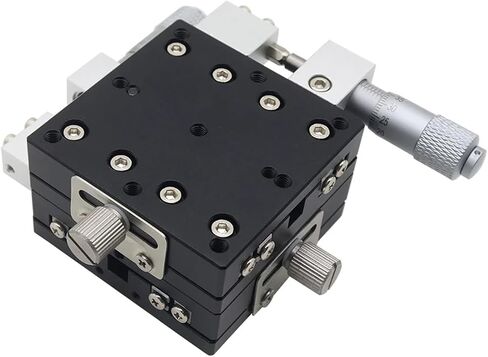 الجدول المنزلق ميكرومتر زميل XY AXIS LY60-C منصة الإزاحة اليدوي 60 * 60 مم تقليص جدول الجدول عبر الأسطوانة LY60-L LY60-R (LY60-L) in Saudi Arabia