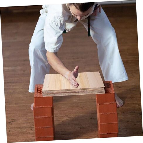 BESTonZON 10Pcs Professional Taekwondo Breaking Boards Wooden Planks for Martial Arts Training for Karate Taekwondo Practice Enhance Focus Reaction Skills in Saudi Arabia