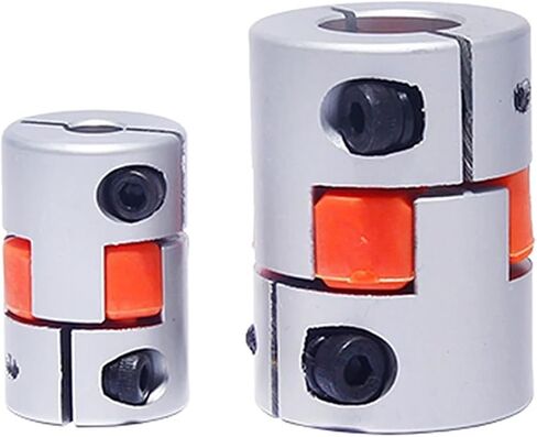 D20L25 Four Jaws Aluminium Plum Coupling Encoder CNC Stepper Motor Shaft Component Spider Flexible Coupler 1Pcs(6x7) in Saudi Arabia