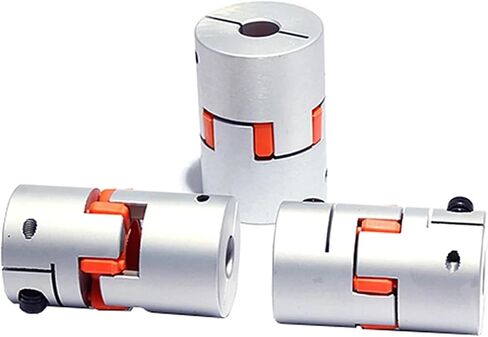 D20L25 Four Jaws Aluminium Plum Coupling Encoder CNC Stepper Motor Shaft Component Spider Flexible Coupler 1Pcs(6x7) in Saudi Arabia